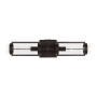 Visual Comfort Flynn 2 Light 20" Wide Bath Bar Aged Iron