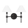 Visual Comfort Robert 2 Light 19" Wide Vanity Light Aged Iron