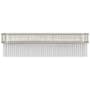 Visual Comfort Menil 24" Wide LED Vanity Light Polished Nickel / Crystal Rods