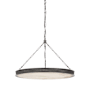 Visual Comfort Matthew 30" Wide LED Ring Chandelier Bronze / Alabaster