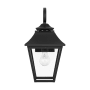 Visual Comfort Galena 16" Tall Outdoor Wall Sconce Textured Black