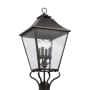 Visual Comfort Galena 4 Light 29" Tall Post Light Sable