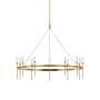 Visual Comfort Overture 39" Wide LED Chandelier Natural Brass