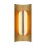 Visual Comfort Shielded 18" Tall Wall Sconce Hand Rubbed Antique Brass