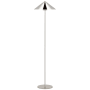 Visual Comfort Orsay 55" Tall LED Torchiere Floor Lamp Polished Nickel