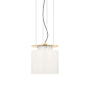 Visual Comfort Elias 13" Wide Pendant Antique-Burnished Brass / White Glass