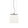 Visual Comfort Elias 13" Wide Pendant Bronze / White Glass