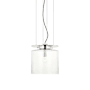 Visual Comfort Elias 13" Wide Pendant Polished Nickel / Clear Glass