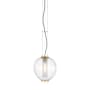 Visual Comfort Taro 13" Wide Pendant Antique Burnished Brass / Clear Glass