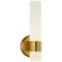 Visual Comfort Barton 2 Light 13" Tall LED Bathroom Sconce Natural Brass