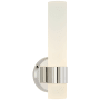 Visual Comfort Barton 2 Light 13" Tall LED Bathroom Sconce Polished Nickel
