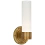 Visual Comfort Jones 12" Tall LED Bathroom Sconce Natural Brass