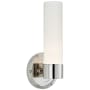 Visual Comfort Jones 12" Tall LED Bathroom Sconce Polished Nickel