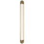 Visual Comfort Belgrave 32" Tall LED Bathroom Sconce Natural Brass