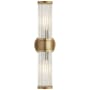 Visual Comfort Allen 2 Light 5" Wide Bath Bar Natural Brass