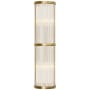 Visual Comfort Allen 2 Light 6" Wide Bath Bar Natural Brass