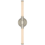 Visual Comfort Barrett 2 Light 21" Tall LED Bathroom Sconce Polished Nickel