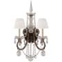 Visual Comfort Adrianna 2 Light 25" Tall Wall Sconce Antiqued Gild
