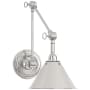 Visual Comfort Anette 12" Tall Wall Sconce Polished Nickel