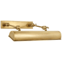 Visual Comfort Anette 2 Light 16" Wide Picture Light Natural Brass