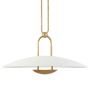 Visual Comfort Cara 28" Wide LED Pendant Natural Brass