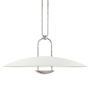 Visual Comfort Cara 40" Wide LED Pendant Polished Nickel