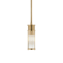 Visual Comfort Allen 3" Wide Mini Pendant Natural Brass