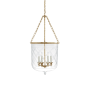Visual Comfort Cambridge 6 Light 19" Wide Pendant Natural Brass