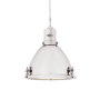 Visual Comfort Fulton 17" Wide Pendant Polished Nickel