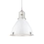 Visual Comfort Fulton 22" Wide Pendant Polished Nickel / White