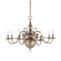 Visual Comfort Lillianne 8 Light 44" Wide Candle Style Chandelier Butler's Silver