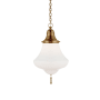 Visual Comfort Xavier 14" Wide Pendant Natural Brass