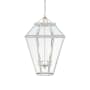 Visual Comfort Edmund 6 Light 31" Wide Pendant Polished Nickel