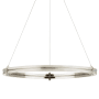 Visual Comfort Paxton 32" Wide LED Ring Chandelier Polished Nickel