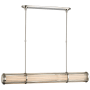 Visual Comfort Perren 49" Wide LED Linear Pendant Polished Nickel