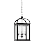 Visual Comfort Rhoades 4 Light 19" Wide Taper Candle Style Chandelier Bronze / Clear Glass