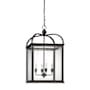 Visual Comfort Rhoades 4 Light 25" Wide Taper Candle Style Chandelier Bronze / Clear Glass