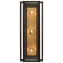 Visual Comfort Halle 3 Light 7" Wide Vanity Strip Bronze / Hand-Rubbed Antique Brass