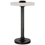 Visual Comfort Aran, Callaway 9" Tall Cordless LED Torchiere Table Lamp Bronze / Alabaster