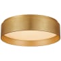 Visual Comfort Shaw 11" Wide LED Flush Mount Drum Ceiling Fixture Gild