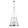 Visual Comfort Reese 6 Light 23" Wide Pendant Polished Nickel