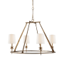 Visual Comfort Etoile 4 Light 36" Wide Chandelier Gilded Iron