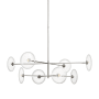 Visual Comfort Calvino 42" Wide LED Abstract Chandelier Polished Nickel
