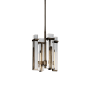 Visual Comfort Malik 12" Wide LED Crystal Chandelier Bronze