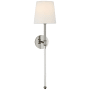 Visual Comfort Camille 29" Tall Wall Sconce Polished Nickel
