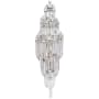 Visual Comfort Adele 24" High Wall Sconce with Acrylic Shade Polished Nickel