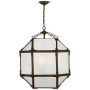 Visual Comfort Morris 18" Pendant Light by Suzanne Kasler Antique Zinc