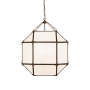 Visual Comfort Morris 3 Light 23" Wide Lantern Chandelier Antique Zinc