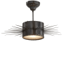 Visual Comfort Soleil 24" Semi-Flush by Suzanne Kasler Bronze