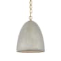 Visual Comfort Elliot 14" Wide Pendant Portland Gray
